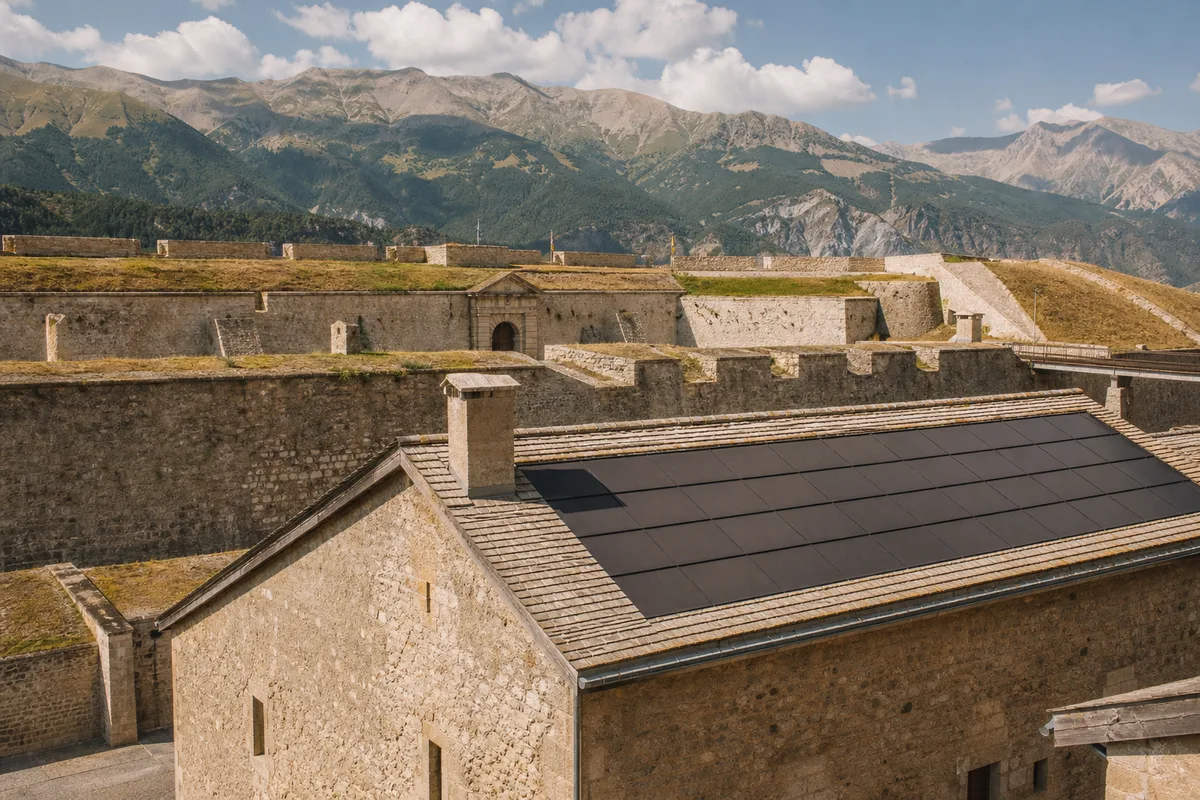 Panneau solaire Mont-Dauphin : installation photovoltaïque