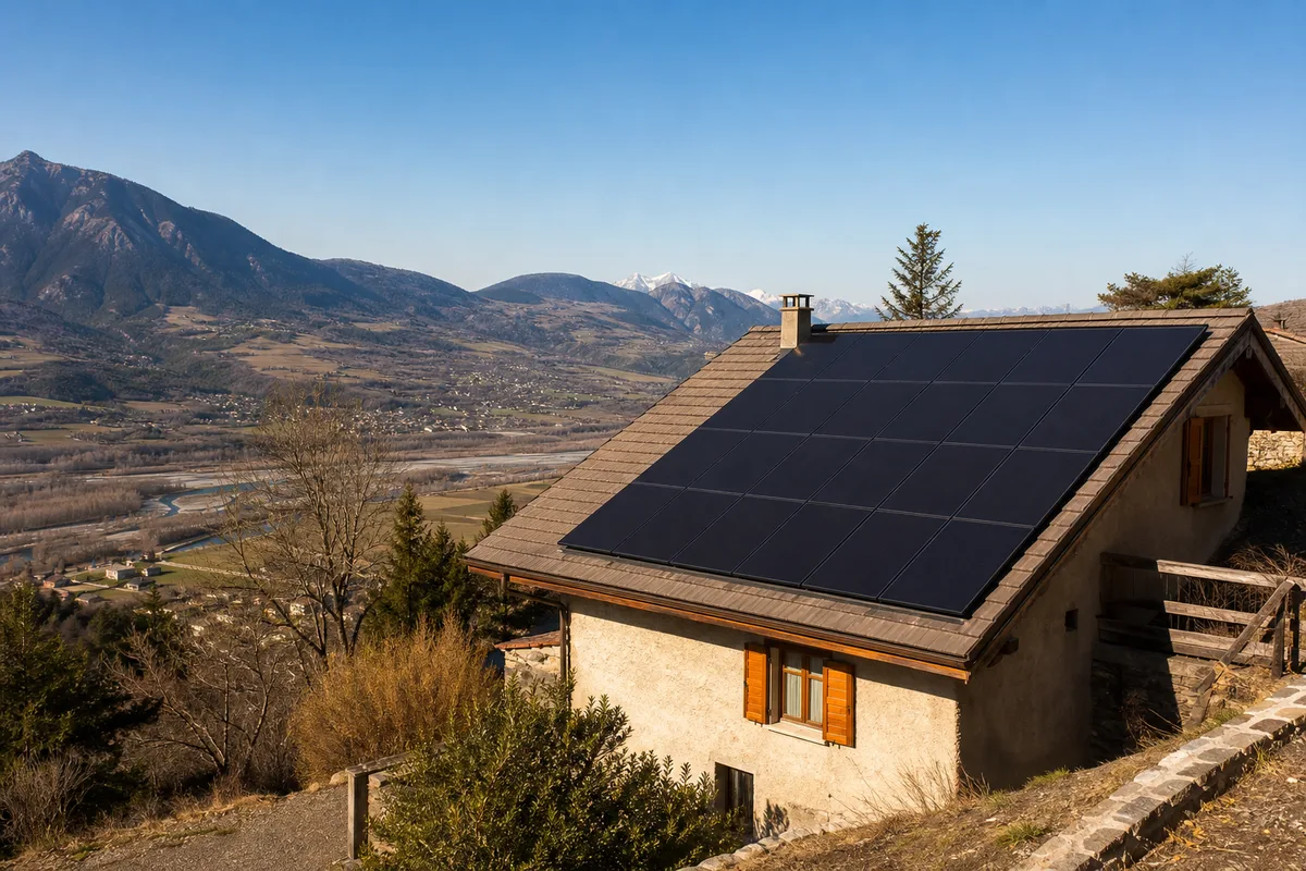 Panneau solaire Réotier : installation photovoltaïque